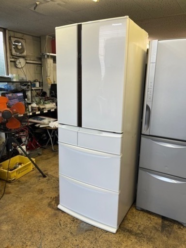激安6ドア!! Panasonic 455L NR-FVF460-W 2015年家電 キッチン家電 冷蔵庫