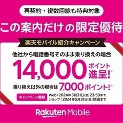 楽天モバイルの特別な特典についてお教えします