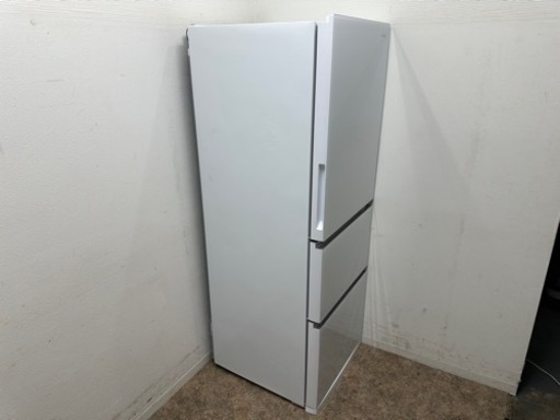 ヤマダデンキ　３ドア冷凍冷蔵庫　３５８L　右開き　ホワイト　２０２２年製　YRZ-F36K