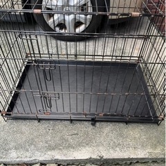 US 犬用ケージ ダブルドア 中型犬
