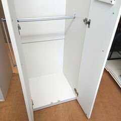2/26売済【ジモティ特別価格】ニトリ ワードローブ WISH2 60 ハンガーラック 衣類収納の画像