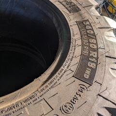 907クラス　ショベル用タイヤ　340/80 R18の画像