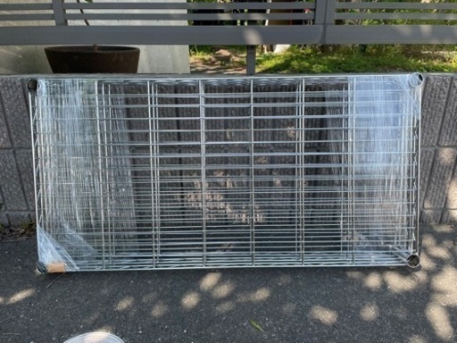 メタルラックの棚（幅90cm x 46cm）3枚セット\n