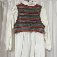 ザラブラウス（一回のみ使用)の画像