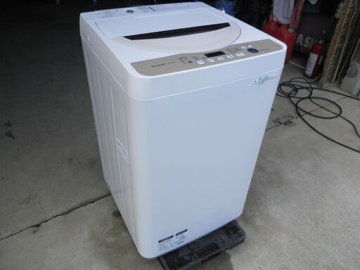 シャープ ４．５kg 全自動洗濯機  ES-GE45R２０１６年 美品