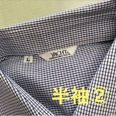横浜清風　半袖ブラウス② ブルーLの画像