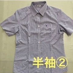 横浜清風　半袖ブラウス② ブルーLの画像