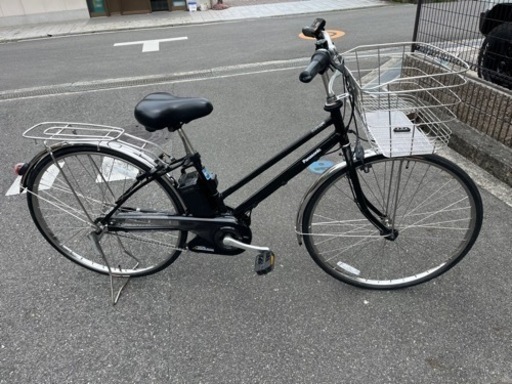 パナソニック Panasonic BE-ELDT756B [電動アシスト自転車 ティモ・DX 27型 内装5段変速 16.0Ah ピュアブラック]電動自転車 　自転車 電動アシスト自転車
