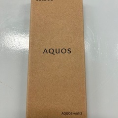 【新品】AQUOS wish3 ホワイトSH-53D SIMフリー