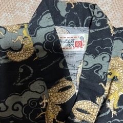 キッズ　龍柄甚平　90センチ　2枚セット　バラ売り可能の画像