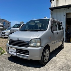 総額11.0万円★車いす移動車★ スローパー ★福祉車両 ★トランポ★平成13年式 スズキワゴンR車いす移動車(MC22S改)14.5万キロ 車検令和8年5月 シルバーの画像