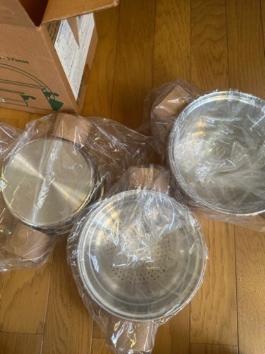 未使用　ステンレス鍋　amway 4lシチュー鍋　4l鍋　無水鍋　蒸し鍋