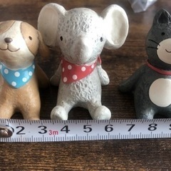 小物　置物　動物の画像