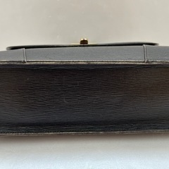 NOBUO 黒革ハンドバッグ レディース フォーマルバッグ ブラックの画像