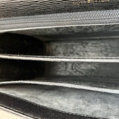 NOBUO 黒革ハンドバッグ レディース フォーマルバッグ ブラックの画像