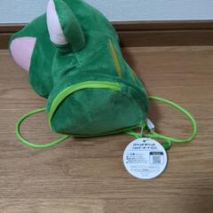 カエルリュックぬいぐるみの画像