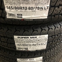 ヨコハマタイヤ4本セット　145/80R12LT   14…