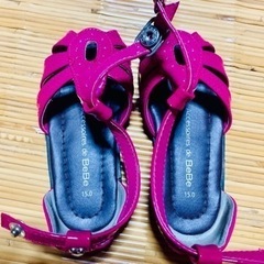女児サンダル　15cm BeBe べべの画像