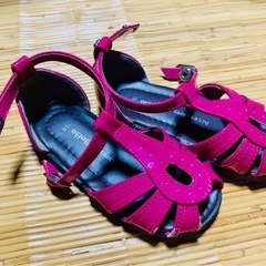 女児サンダル　15cm BeBe べべの画像