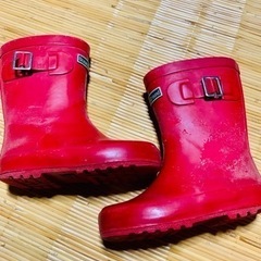 女児　長靴　レインブーツ　16cmの画像