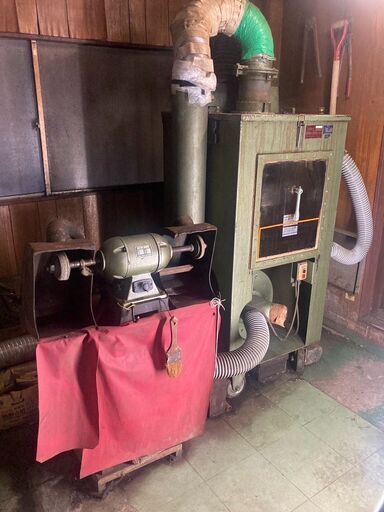☆中古￥50,000！J.S.M　自動水流式集じん機　特殊機械　靴製作　SDS-820　業務用　【BG029】