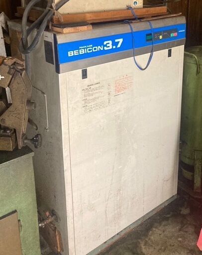 ☆中古￥80,000！HITACHI　小型空気圧縮式　特殊機械　靴製作　PB-3.7X6型　【BG031】