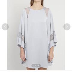 JILLSTUART フレデリカポンチョスリーブドレス