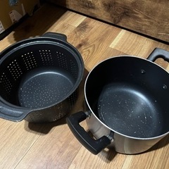 鍋とザル