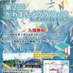 第２回  かわまちメダカフェス  in石巻かわまち交流広場