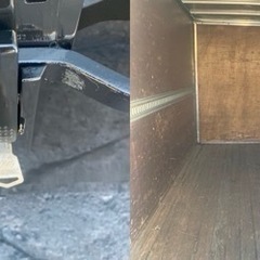 No.858 アルミバン 2ｔ 車  アルミ 箱 バイク 倉庫 トラック コンテナ 米 保管庫 物置 DIYの画像