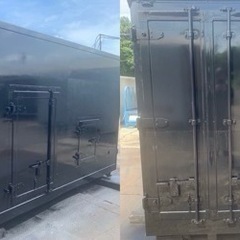No.857 保冷バン 2ｔ 車 アルミ 箱 バイク 倉庫 トラック コンテナ 米 保管庫 物置 DIYの画像