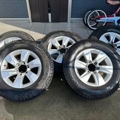 トヨタ プラド 17 インチ タイヤ ホイール 一本美品　　　　