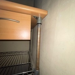 【⭐️7月末までのお引取り限定　無料⭐️】エレクター　ワゴンテーブルの画像