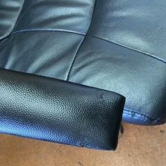 美品　在庫2脚あり　レザーチェア　 サンワサプライ　本革 ハイバック 高級感あふれる本革張りハイバックチェア SNC-L7K　椅子　デスクチェアの画像