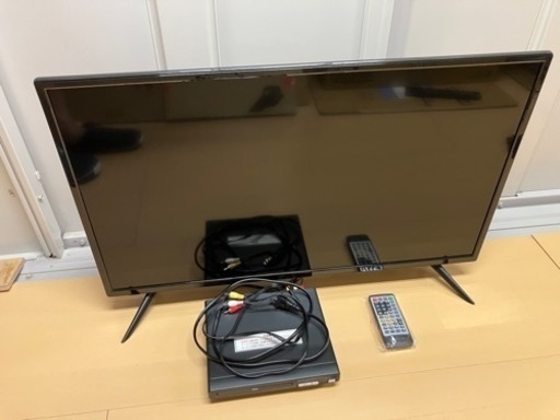 32インチ液晶テレビ21年製＋DVDプレイヤーセット
