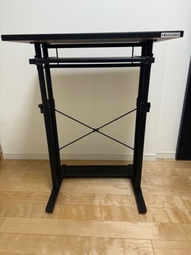 Bauhutte(バウヒュッテ) スタンディングデスク 昇降式 (幅70×奥行き45cm) ブラック BHD-700家具 オフィス用家具 机