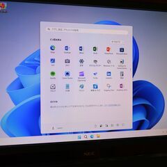 美品大画面高速NEC  corei7 8Gb 1Tb Win11...