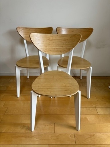IKEA ダイニングチェア3点セット　家具 ダイニングセット