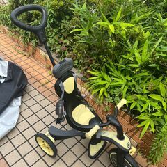  GLOBBER（グロッバー） エクスプローラー トライク 4in1 カスタードクリーム【三輪車】の画像