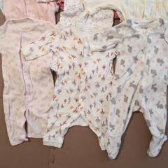 50-70cm 女児　カバーオール　ロンパース　まとめ売りの画像