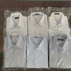 ワイシャツ　長袖　シャツ メンズ　クリーニング済み