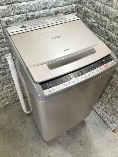 大阪送料無料★3か月保証★洗濯機★日立★2019年★10.0㎏★BW-V100CJ★S-45
