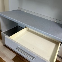 [決定]大容量　食器棚 カップボード コンセント付きの画像