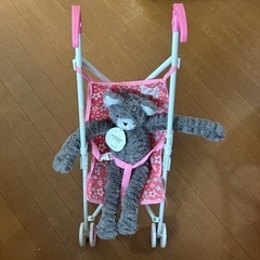 メルちゃんベビーカーとワイヤーぬいぐるみセット