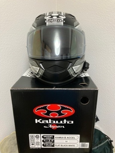 OGKカブトKabutoカムイ3KAMUI-ⅢACCELアクセルFLATblack white