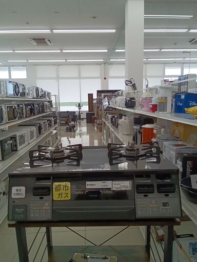 ★ジモティ割あり★ Rinnai 都市ガステーブル  21年製 動作確認／クリーニング済み HJ3635