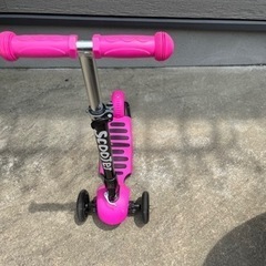(お譲り先決定)ストライダーとキックボードのセットの画像