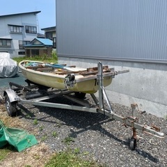 【決まりました】2馬力船外機と船＋2艇積みトレーラー の画像