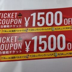  SYURIKENさま    ツエーゲン金沢・観戦割引チケット　...