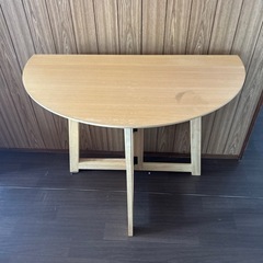 折りたたみテーブル　家具 ダイニングセットの画像